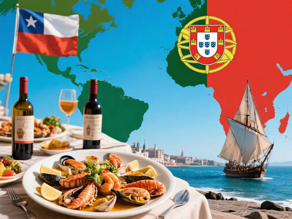 智利与葡萄牙的交汇 智利与葡萄牙的交汇